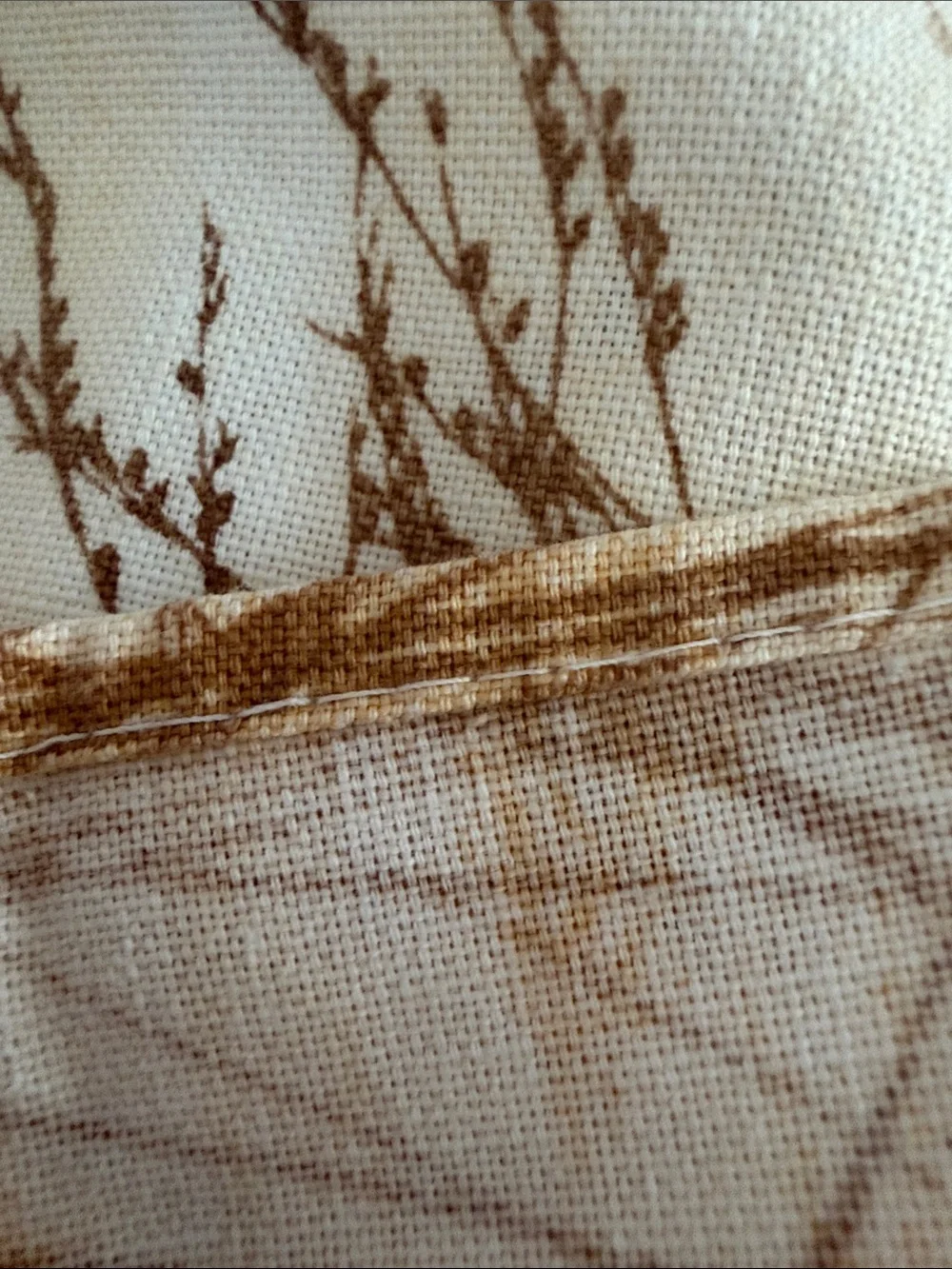 Vera Neumann “Chinese Grass” or “Golden Field of Wheat” Rectangle Tablecloth